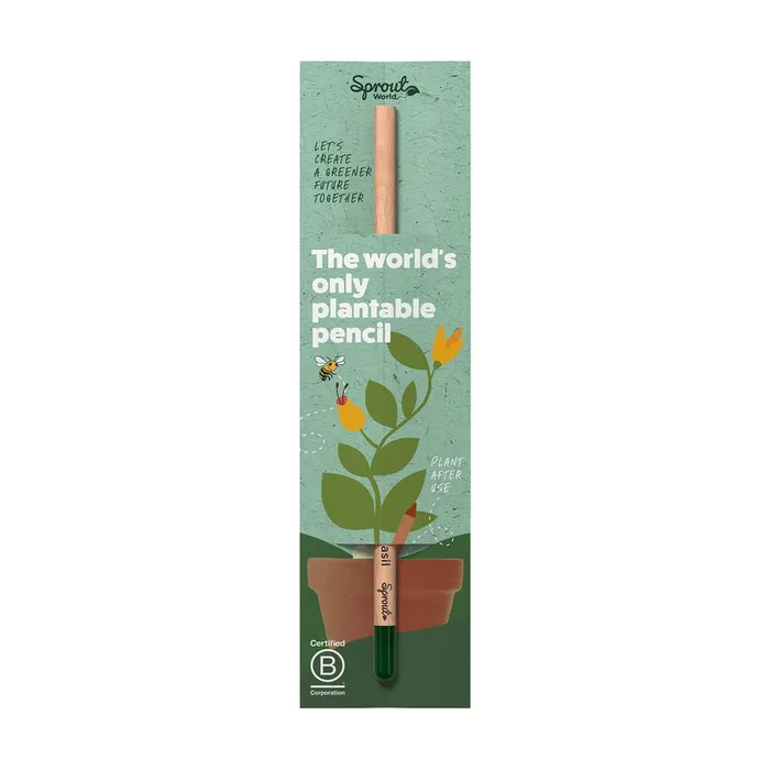 Carte d'en-tête unique pour le crayon Sproutworld