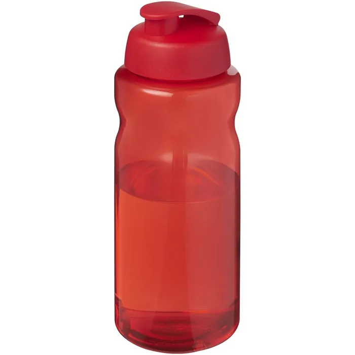 Bouteille de sport H2O Active® Eco Big Base de 1 litre à couvercle rabattable