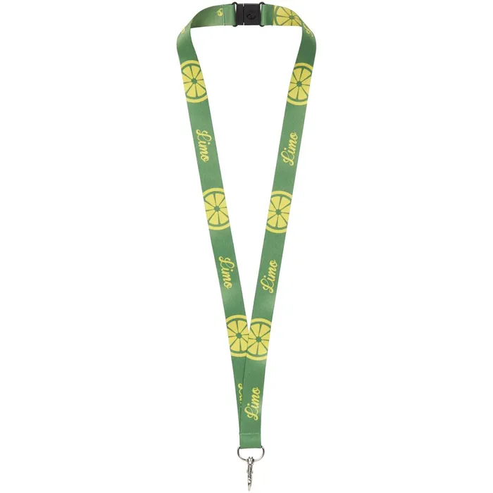 Addie sublimatie lanyard met safety breakaway sluiting