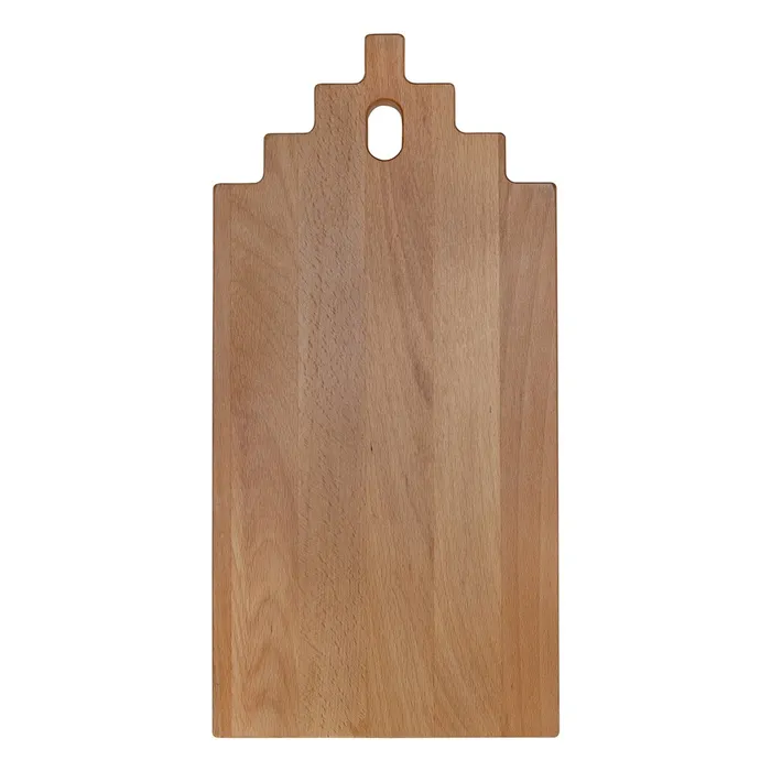 Cutting board stepped gable house beech 35x17 cm