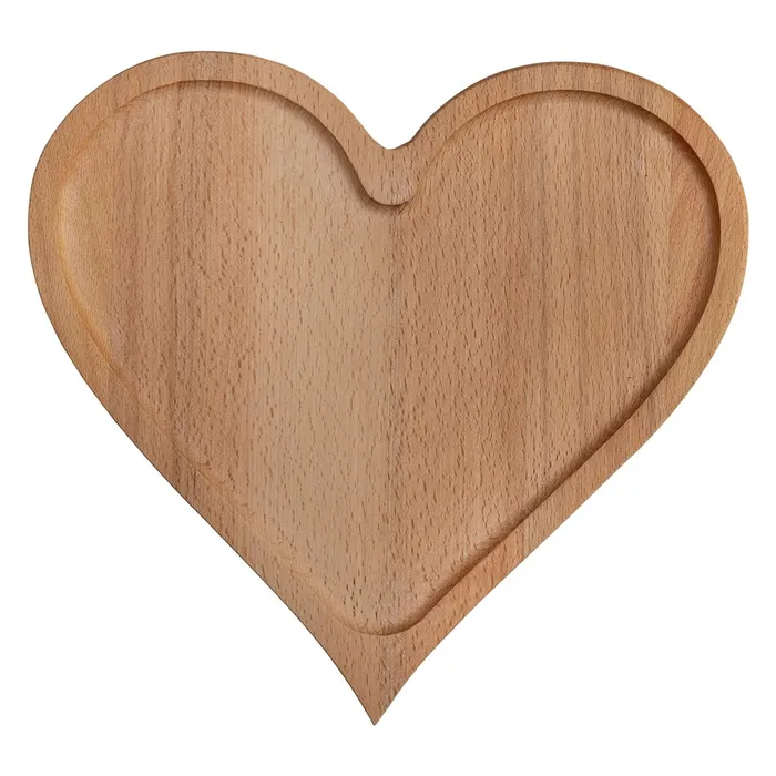 Cutting board heart beech 26x27 cm