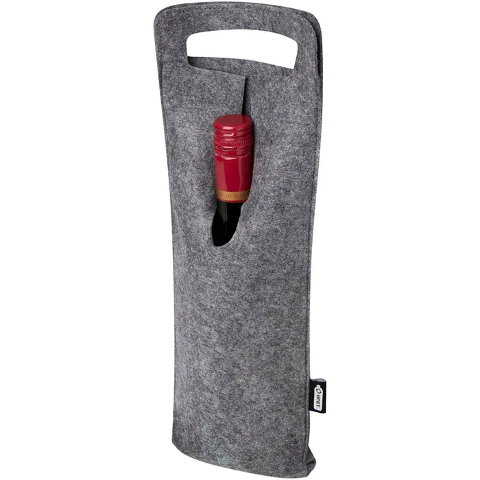 Felta 75 cl  recycled felt wine bag