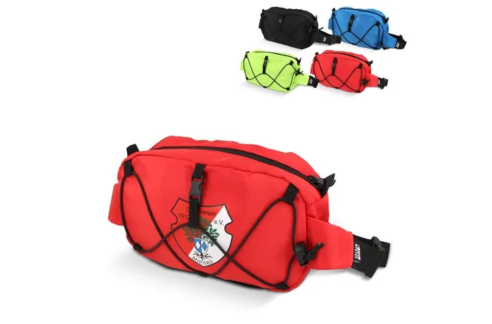 Crossbody bag R-PET with drawcord