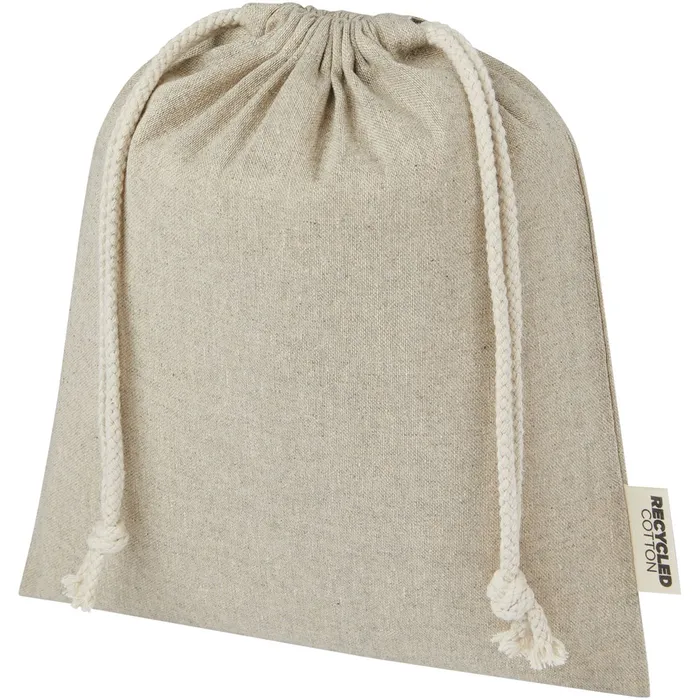 Sac cadeau moyen Pheebs en coton recyclé  150 g/m² de 1,5 L