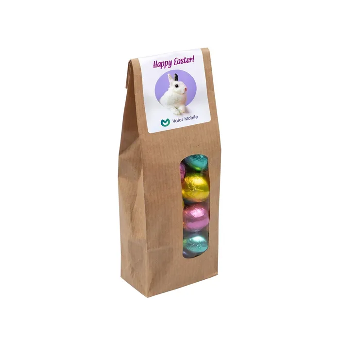 Paper bag with 100 gram sweets