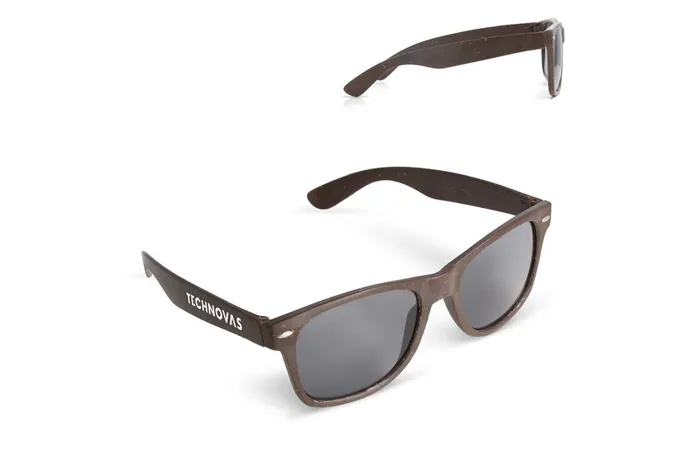 Lunettes de soleil Justin café-fibre UV400