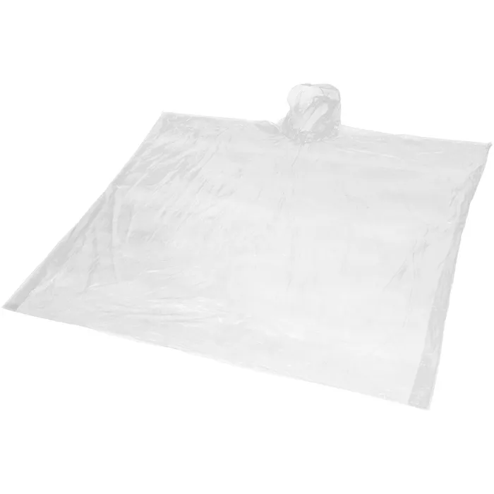 Mayan  disposable rain poncho with storage pouch