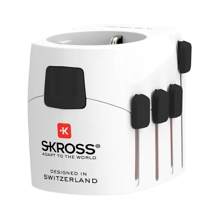 SKROSS Adaptateur de Voyage universel 3-Pôles Pro