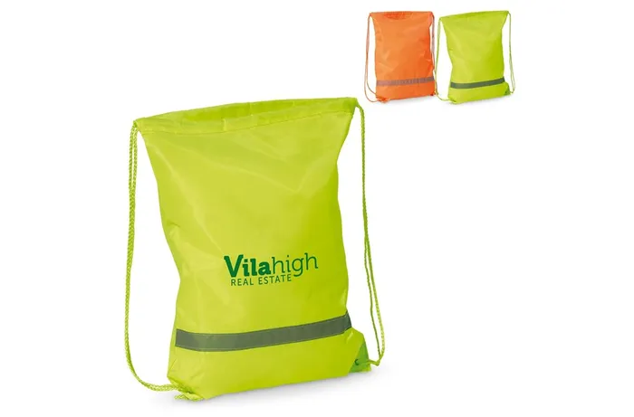 Drawstring bag reflective