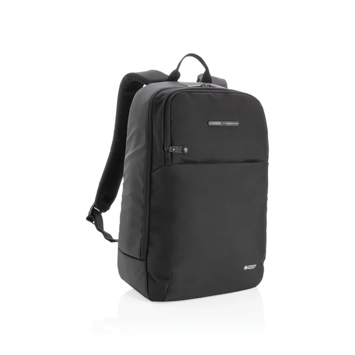 Swiss Peak laptop backpack with UV-C steriliser pocket