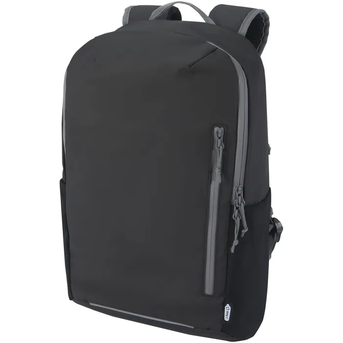 15" GRS recycled water resistant laptop backpack 21L