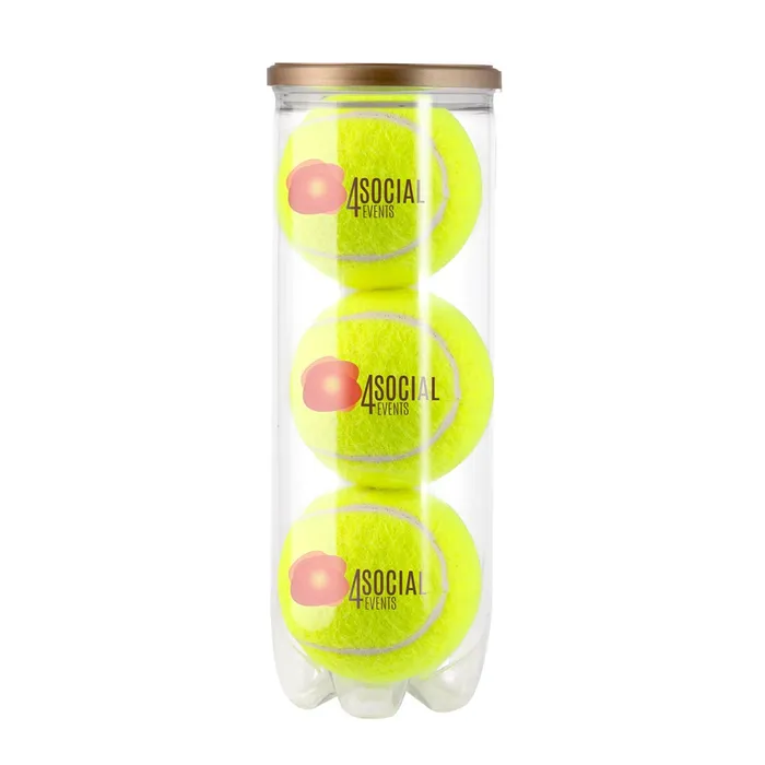 Tube tennis balls