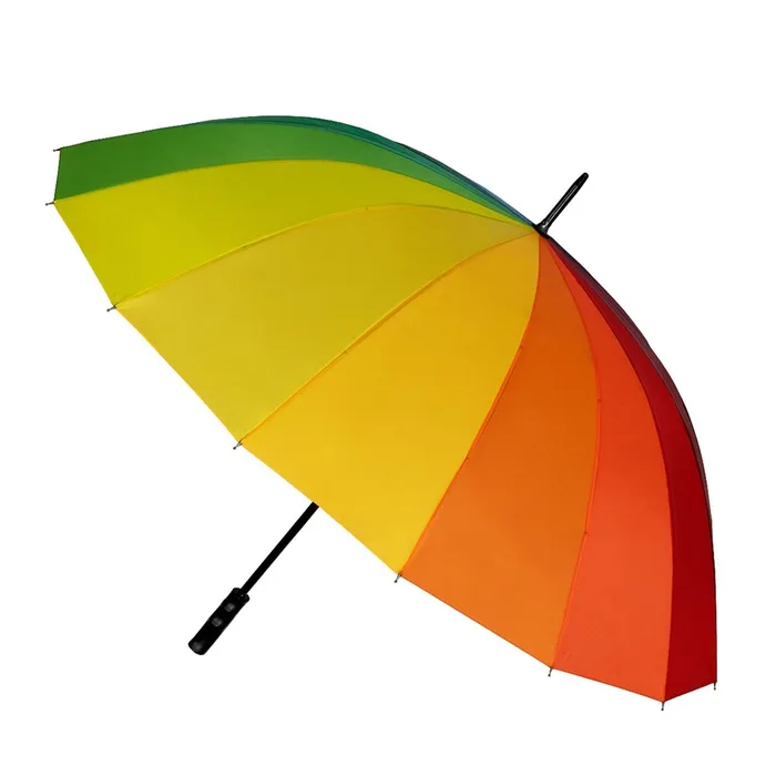 manual Falconetti® windproof rainbow umbrella 