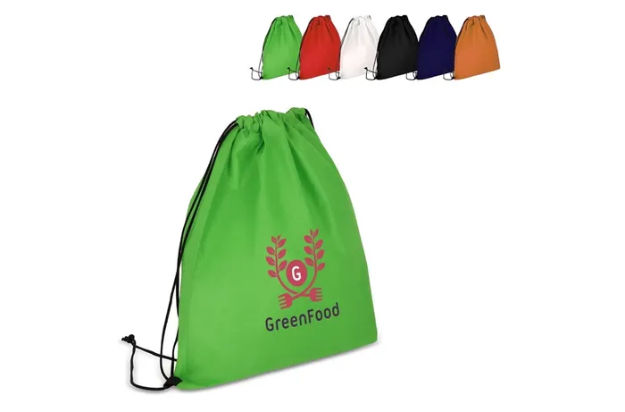 R-PET Drawstring bag non-woven 38 x 42cm 75g/m²