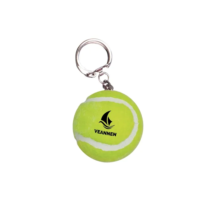 Tennis ball keychain