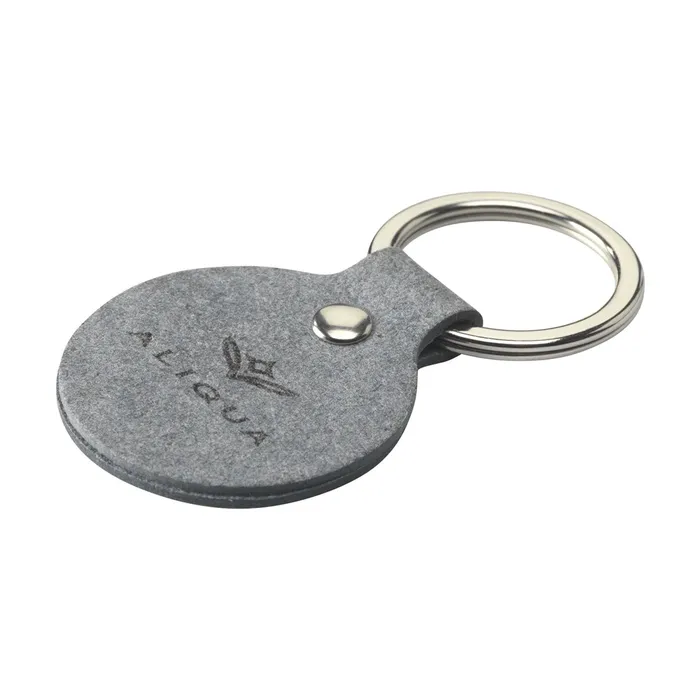 Recycled Denim Textile Keyring Round sleutelhanger