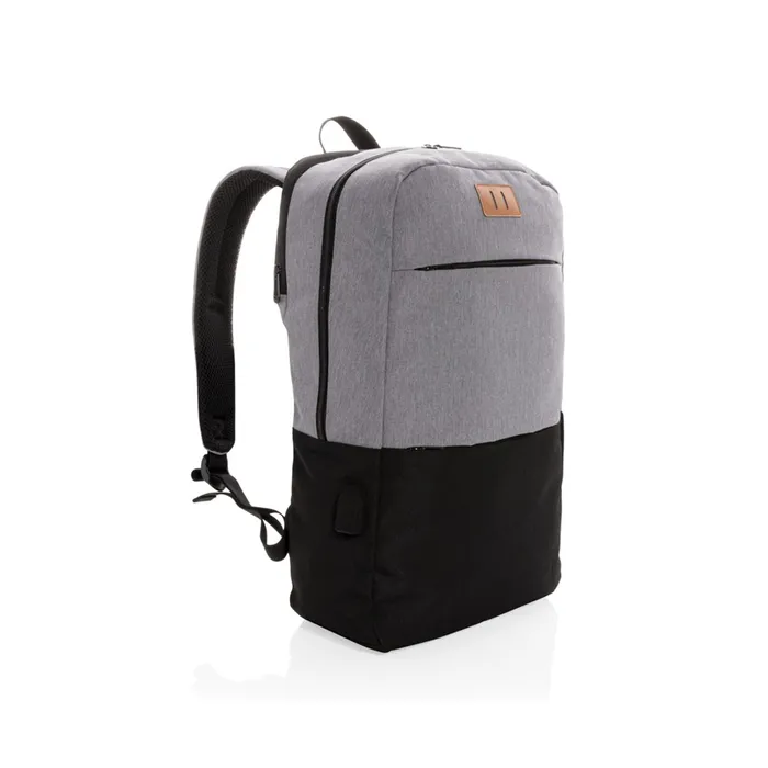 Sac à dos ordinateur 15,6" avec USB et anti RFID