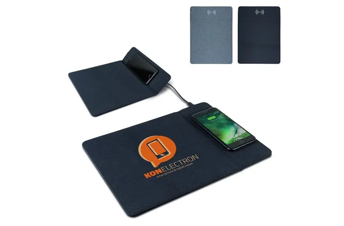 Mousepad with wireless charging pad 5W