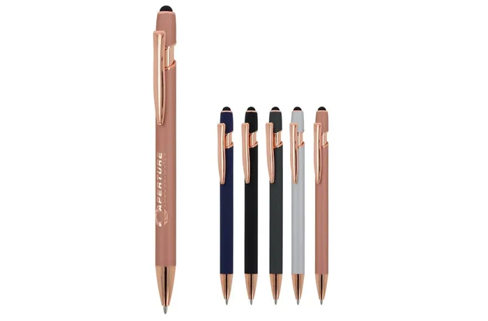 Stylo-bille Paris Deluxe métal caoutchouté