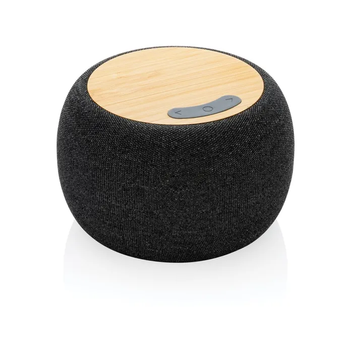 Enceinte 5W en plastique recyclé  et bambou