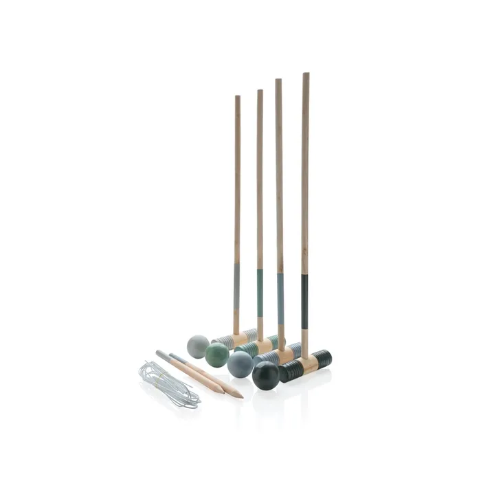 Houten croquet set