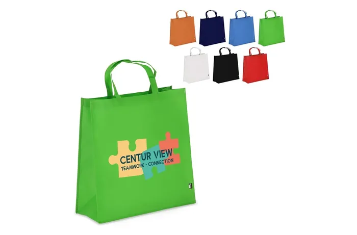 R-PET Carry bag non-woven 45 x 18 x 45cm 75g/m²