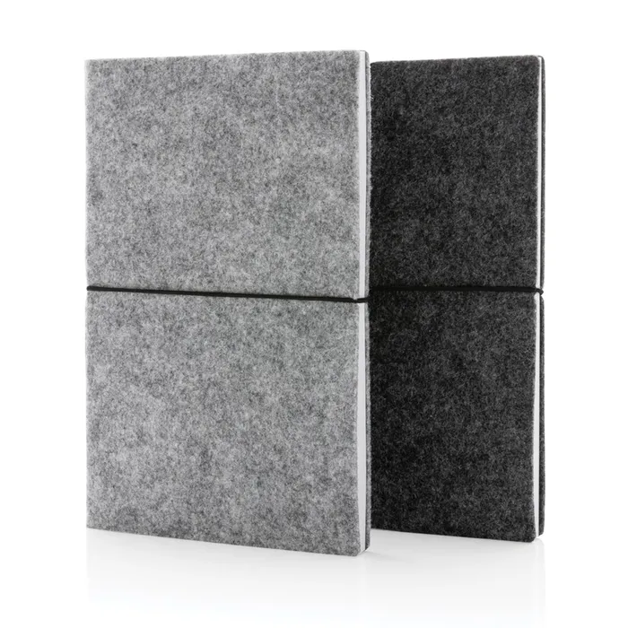 Recycled felt A5 softcover notebook