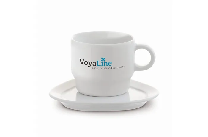 Cup & saucer triangle Satellite 180ml