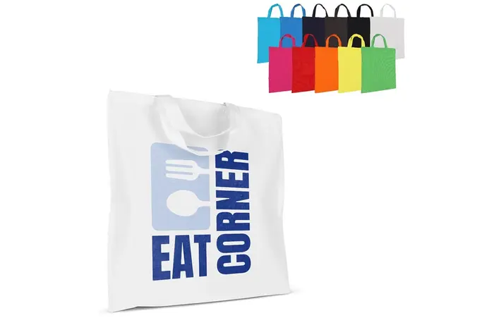 Shopping bag  color short 140g/m² 38x42 cm