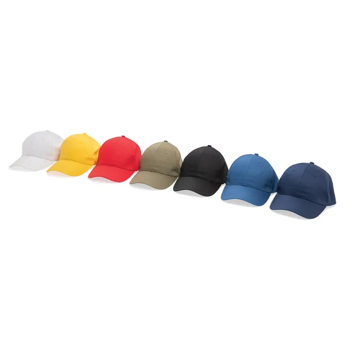 Impact 6 panel 190gr Recycled cotton cap with  tracer