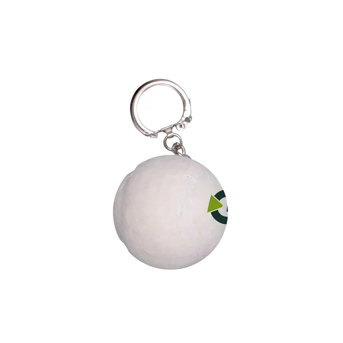 Tennis ball keychain coloured