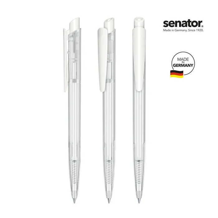 Senator® Dart Clear retractable pen