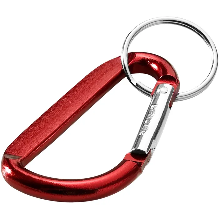 Timor  recycled aluminium carabiner keychain