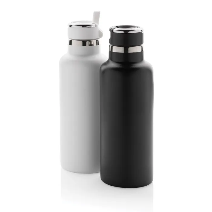 Hydro  recycled stainless steel vacuum bottle with spout