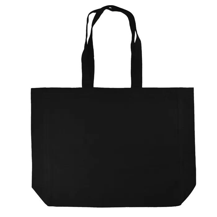 Cotton shopper with bottom