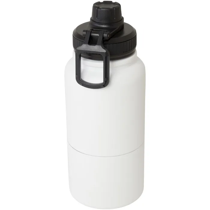 Bouteille de sport Dupeca de 840 ml avec isolation en acier inoxydable certifiée RCS