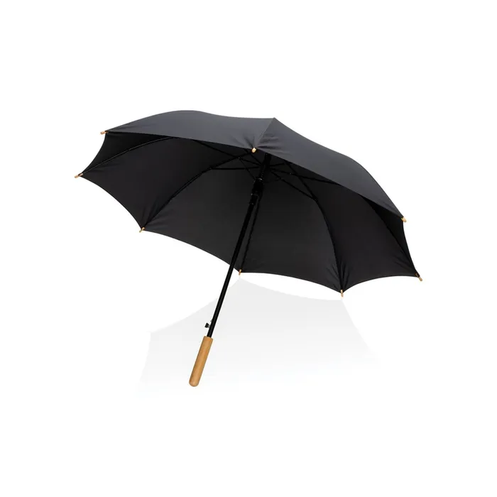 23" Impact   190T auto open bamboo umbrella