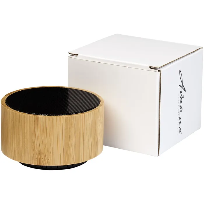 Haut-parleur Bluetooth® en bambou Cosmos