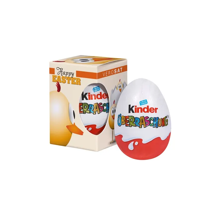 Kinder surprise egg in box