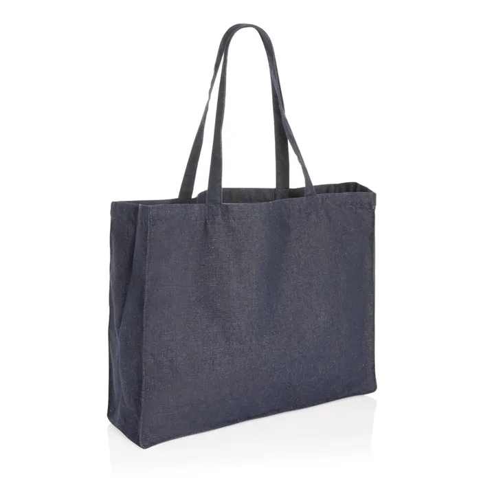 Recycled denim shopper