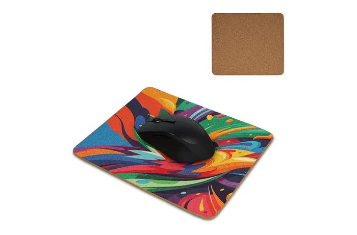 Cork mouse pad