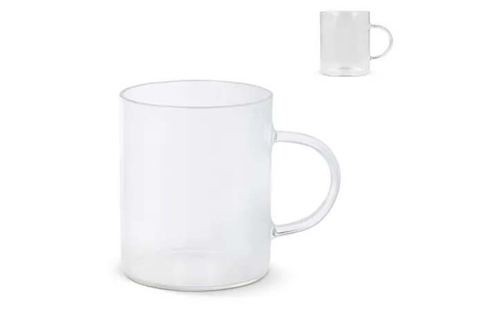 Coffee glass with handle Vardez 180 ml