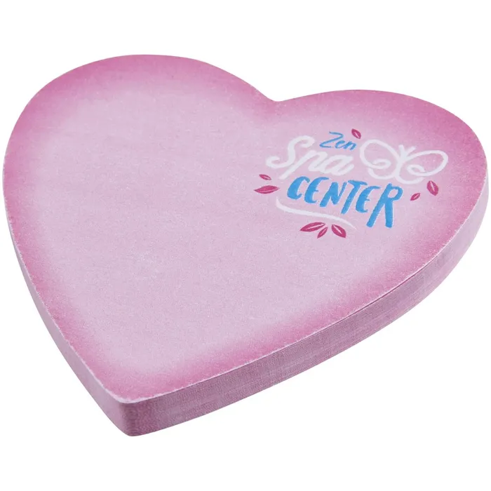 Sticky-Mate® heart-shaped recycled sticky notes