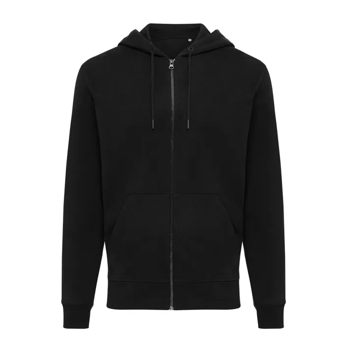 Sweat à capuche avec zip en coton recyclé Iqoniq Abisko