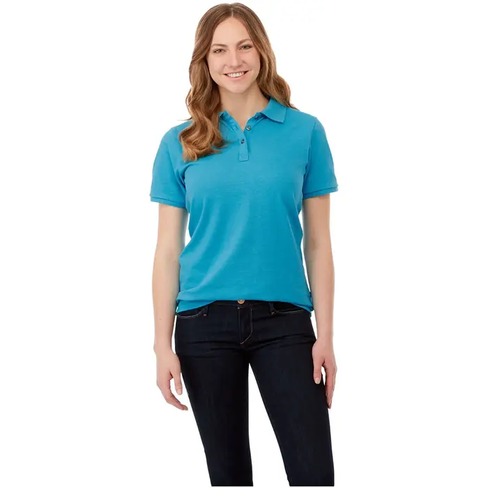 Beryl short sleeve women's organic recycled polo