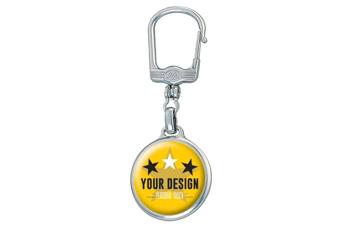 Keyring metal, round