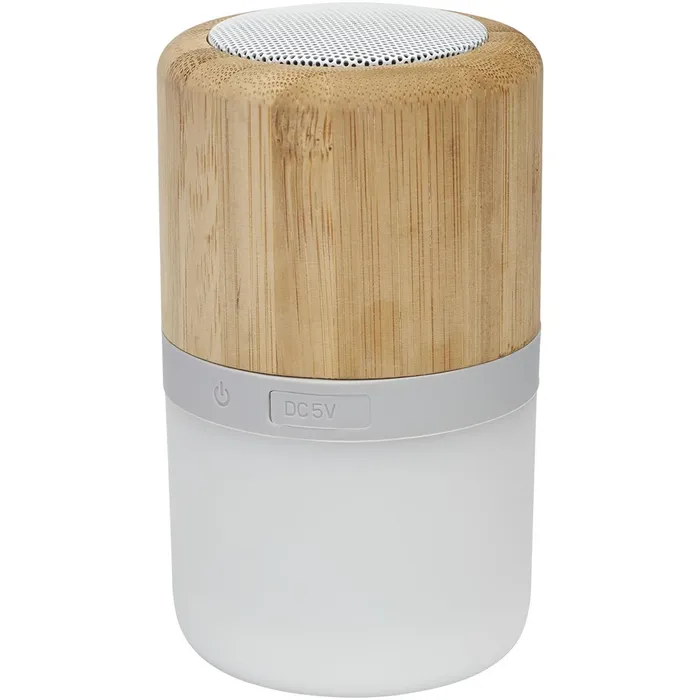 Aurea bamboo Bluetooth® speaker with light