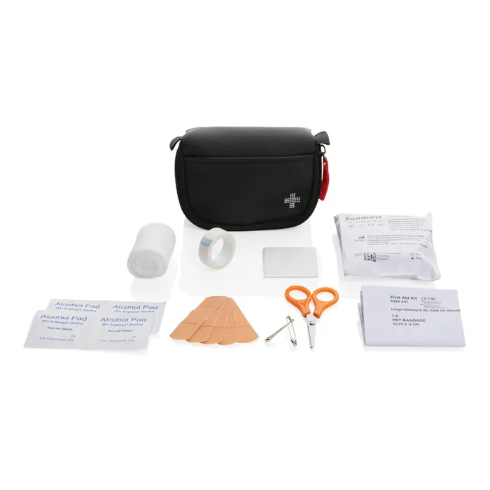 RCS recycled nubuck PU pouch first aid set mailable