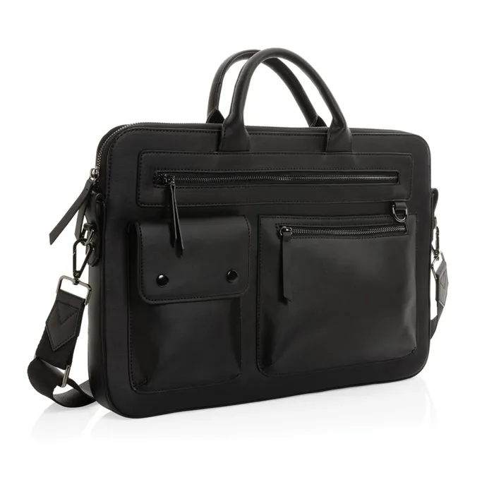 Swiss Peak  recycled PU 14 inch laptop bag