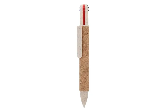 Ball pen 4-color Cork